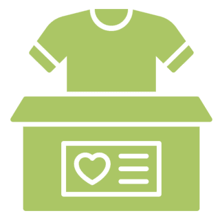 Clothing donation illustration
